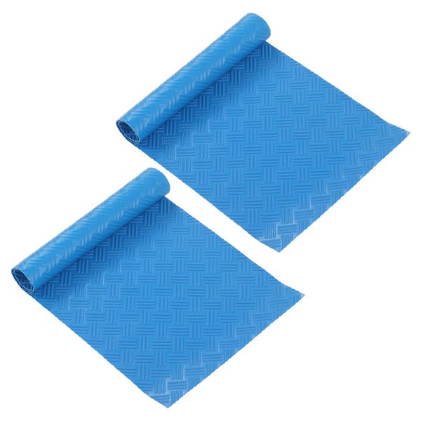 2Piece Swimming Pool Ladder Mat Rubber Step Pads (60x24x0.1cm)