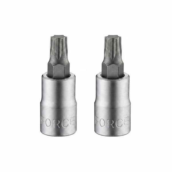 Force 1/4-inch T20 Torx Socket Bit for Automotive &amp; Machinery - 2 Pack