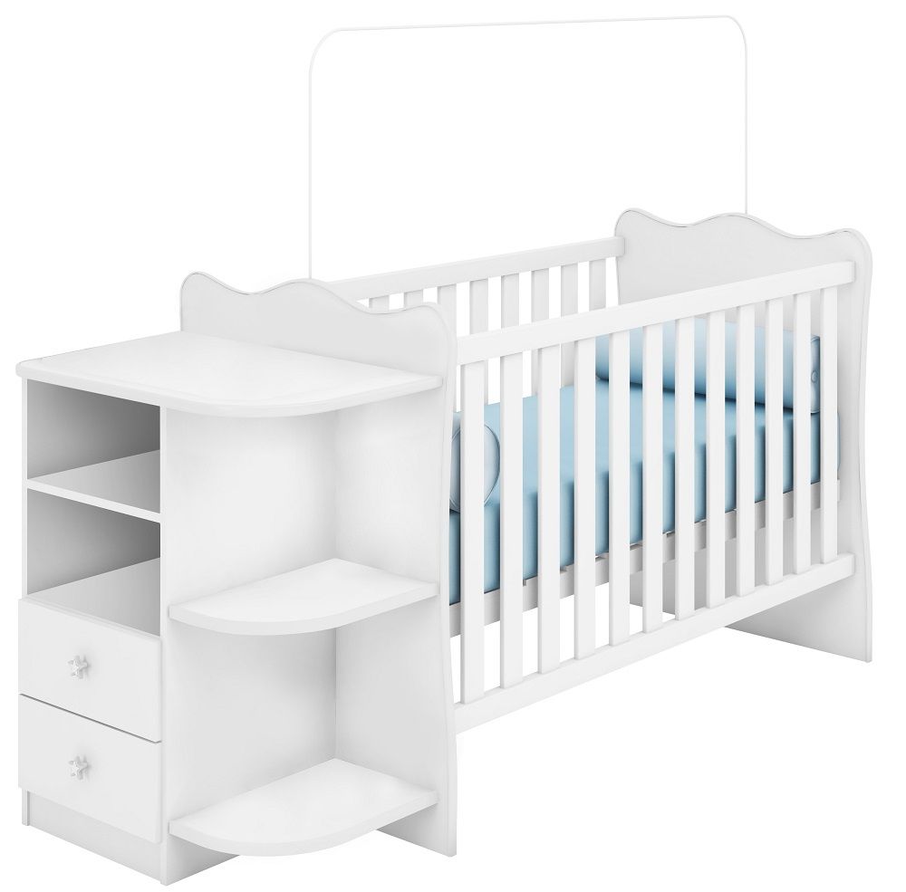 Linx Baby Crib + Corner Chest Doce Sonho White Buy Online in South