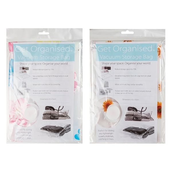 Storage Bag Vacuum Seal 50x60cm (Pack of 2)