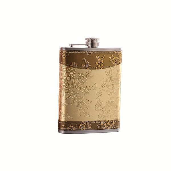 8oz Stainless Steel Travel Hip Flask Fashion Flagon Wine Jug