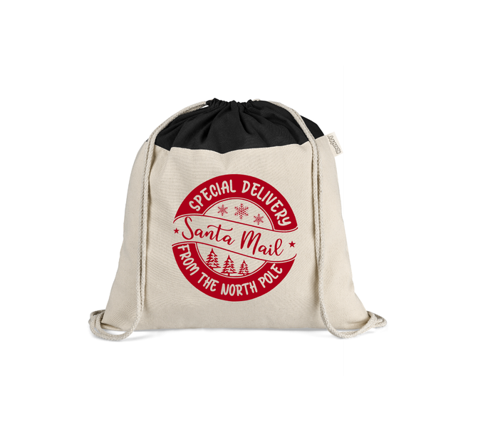 Christmas Cotton Sack - Santa mail