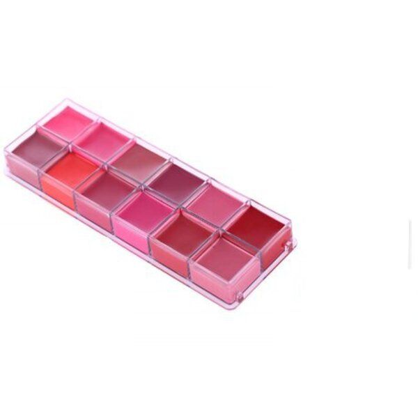 12 Colour Long-Lasting Lipstick Palette