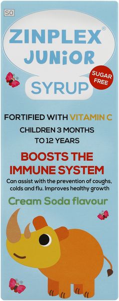 Zinplex Junior Syrup Sugar- Free 200 ml