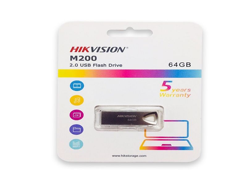 Hikvision M200 2.0 USB Flash Drive 64GB (Pack of 5)