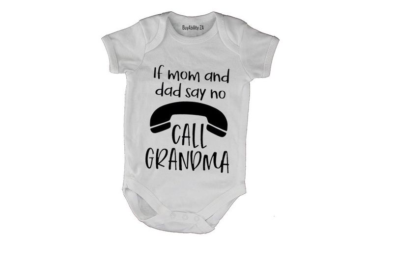 Call Grandma - Short Sleeve - Baby Grow