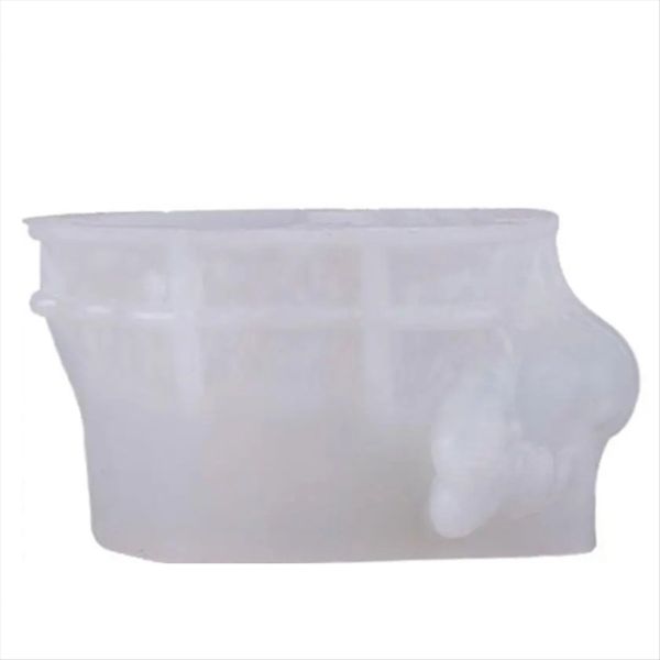 Highland Cow Mold Highland Cow Tabletop Decor Mould 3D Cute Ornament Lying