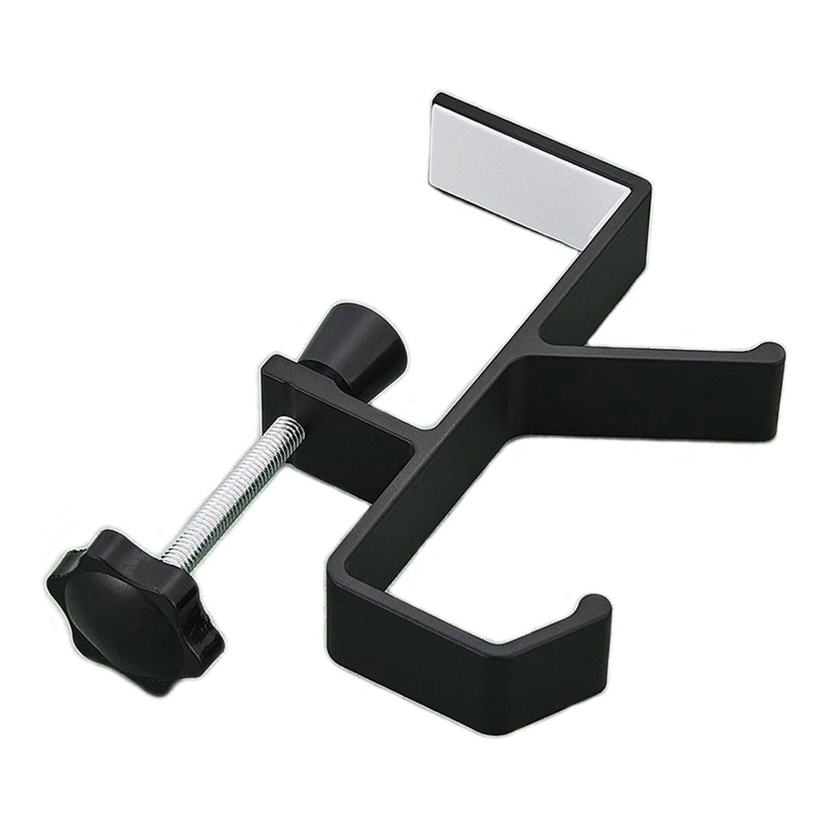 Double Hook Stainless Steel Clamp for Bags Umbrellas and Headphones