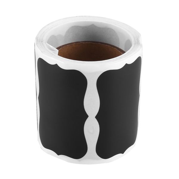 Wavy Chalkboard Labels ,Erasable Reusable Rectangle Blackboard Stickers