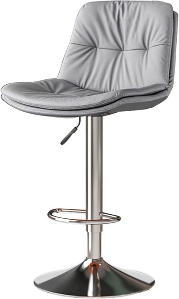 Huwx Grey Bar Stool