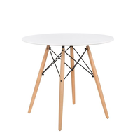 Round top Wooden Leg Coffee/Dinning Table