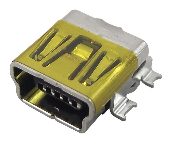 Molex (67503-1020...) USB Connector, Mini USB Type B, USB 2.0, Receptacle