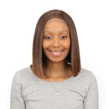 Magic Short Straight Synthetic Hair Lace Front Wigs For Women IRMA