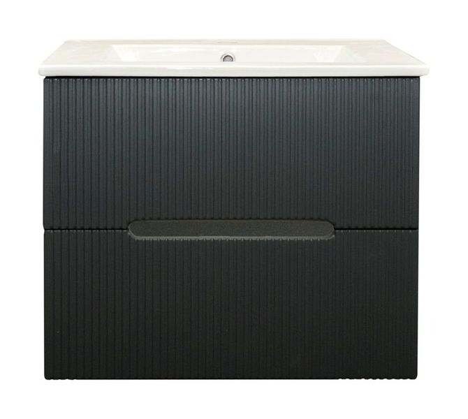 Wall Mount Moderno Vanity Cabinet Grey 600 mm