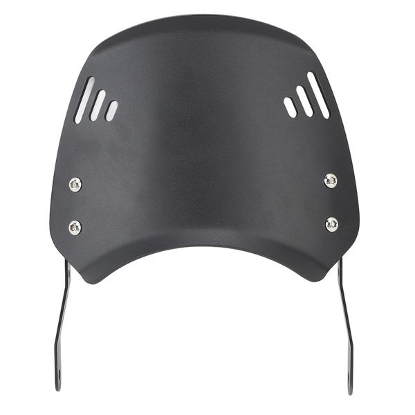 Universal Motorcycle Windshield Black 6.5 - 9.45in Headlight