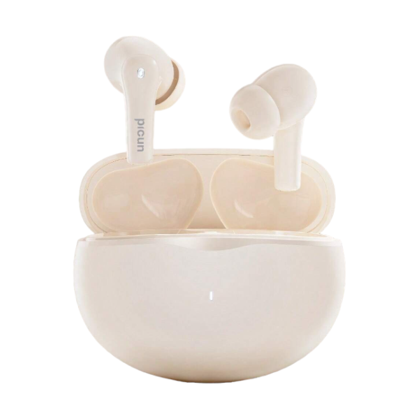 PICUN - A6 - TWS Sweatproof Wireless ANC Touch Control Earphones - Khaki