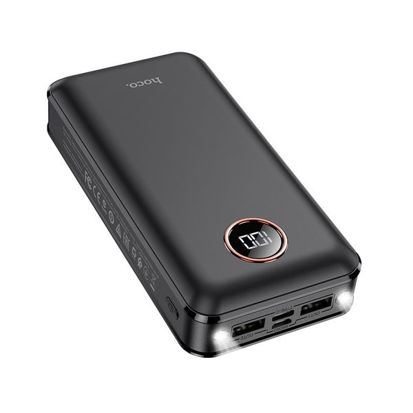 Hoco DB15 10000mah Power Bank with Lightning + Type C + Micro USB Port