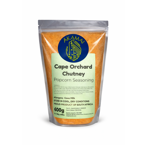 Gourmet Popcorn Seasoning - Cape Orchard ChutneyFlavour - 600g