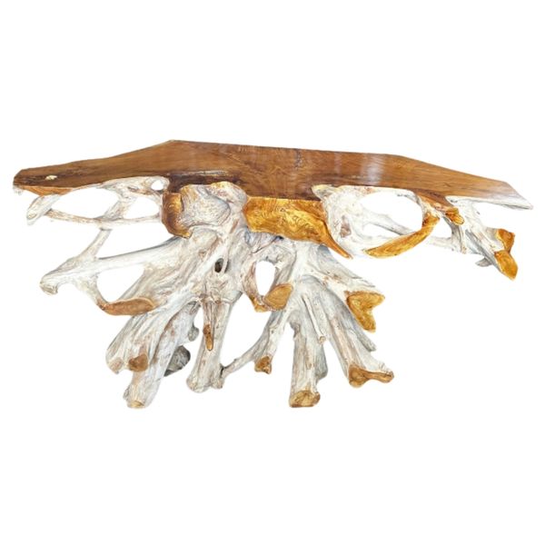 Sculptural Driftwood Table | Organic Coastal Statement