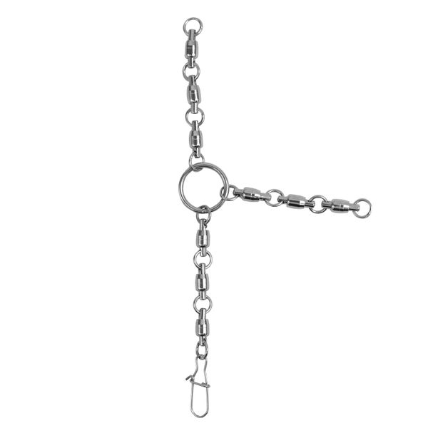Live bait anti-tangling swivel