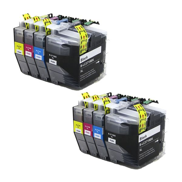 Brother 3719 XL C/M/Y/K Ink Cartridges Twin Pack - Compatible