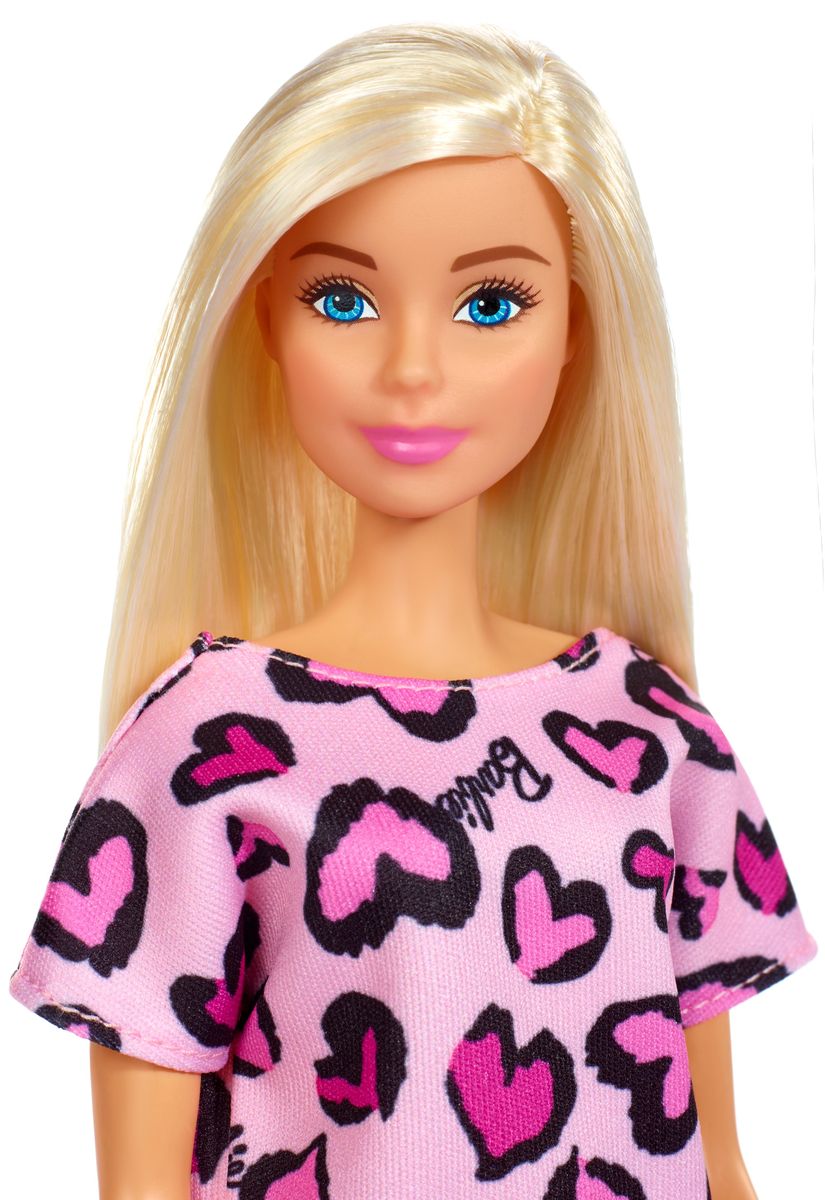 Barbie Brand Entry Doll Pink Dress with Pink Hearts Buy Online in