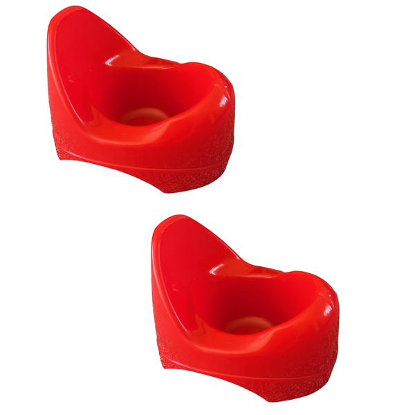 Baby/Toddler Large Training Potty Seat - Red (23 x 34 x 23cm) Set of 2