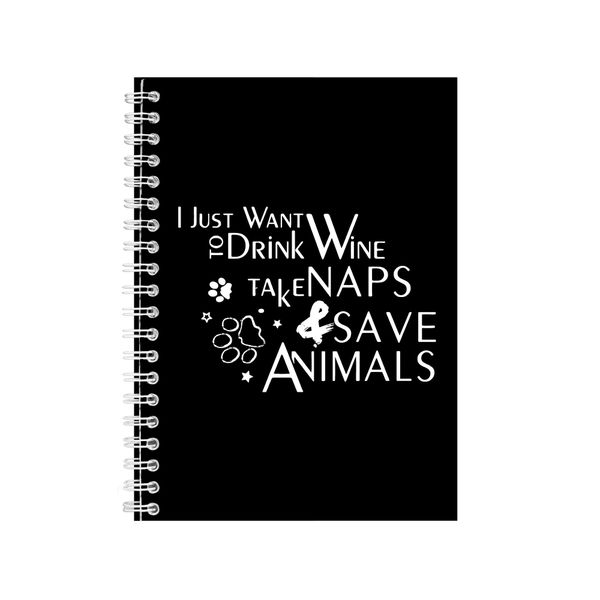 Wine Notebook Gift Idea Writing Book Notepad Pad 41