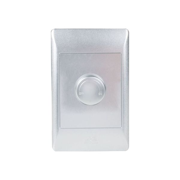 ACDC - 500w Rotary Dimmer On/off C/W Silver Cover Plate