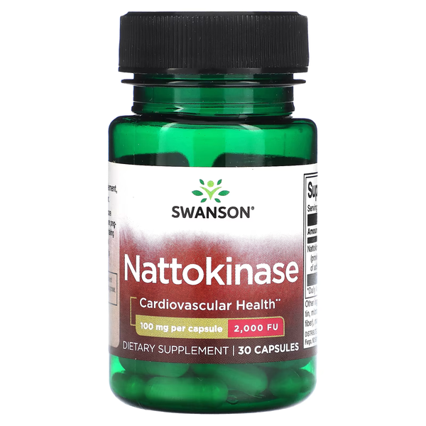 Swanson Nattokinase 100 mg, 30 Capsules