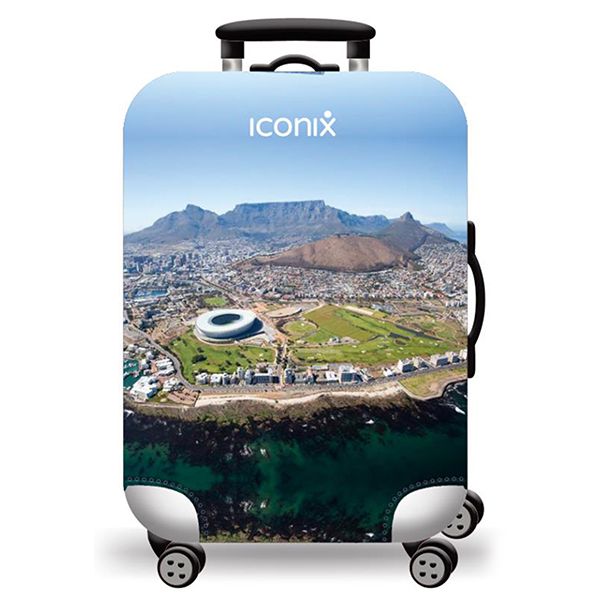 Iconix Printed Luggage Protector Cover - Cape Town City Bowl