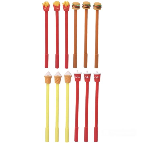 Fast Food Fiesta: 12-Piece Pen Collection for Foodie Fun