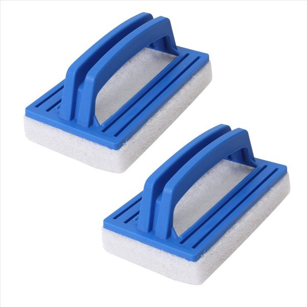 2 Pack Hand-Held Pool Scrub Brush,for Cleaning, Kitchen, Bathroom Tub