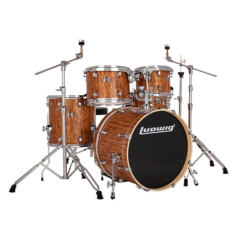 Ludwig 5-Piece Element Evolution Drumset with Hardware - Cherry