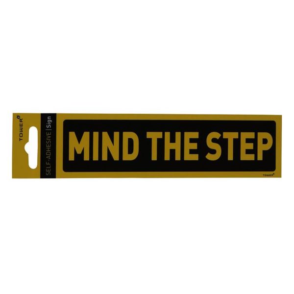Mind The Step Adhesive Sign 50 x 195mm