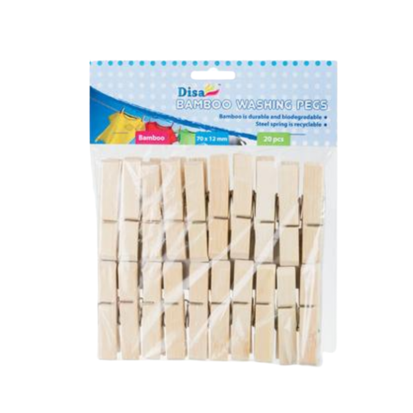 Disa - Bamboo Pegs- Pack Of 2