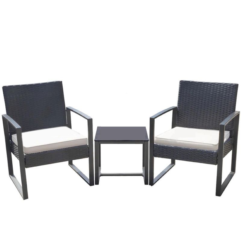 Patio Furniture Bay Rattan 3 Piece Fine living Buy Online in South Africa