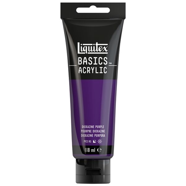 Liquitex Basics Acrylic Colour 118ml Tube - Dioxazine Purple