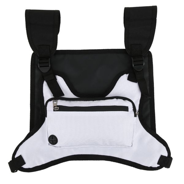 Tactical Vest Bag for Outdoor Running and Fitness - White