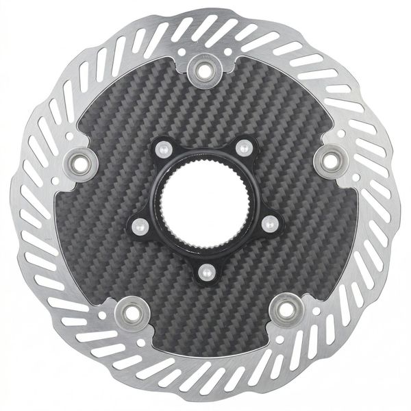 Lightweight 160mm Center Lock Carbon Fiber Disc Brake Rotor for Bikes