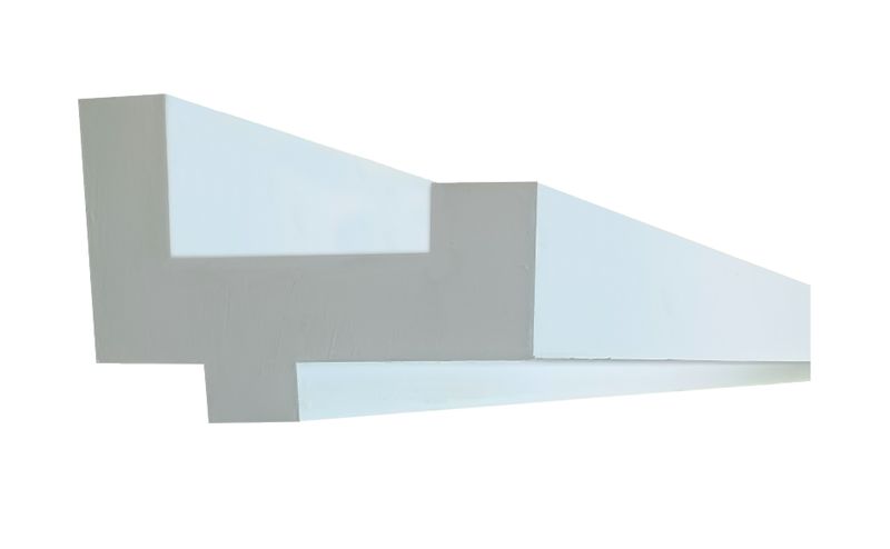 Modern MouldingsPRO150_09 2m Ceiling Bulkhead Cornice Runners 8m Pack