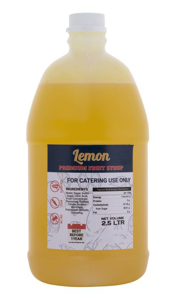 BTSO - Lemon Fruit Syrup -2.5L