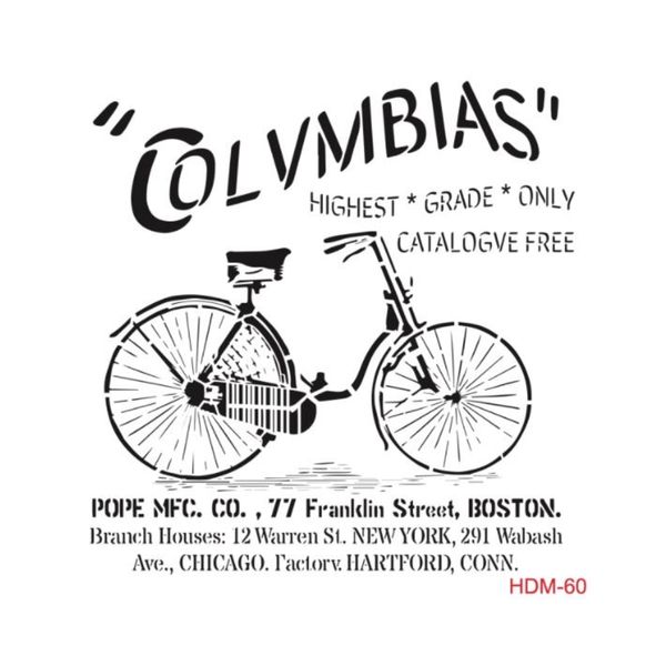 Cadence Stencil Bicycle