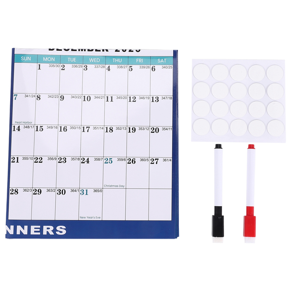 Erasable Whiteboard Calendar Monthly Weekly Planner