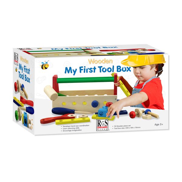 Smart Play My First Wooden Tool Box