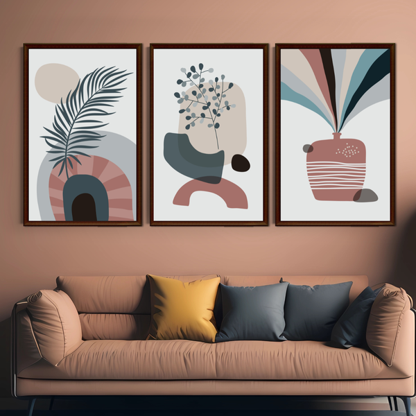 Set of 3 Bohemian Wall Art Decor Prints - A3 Size (Unframed)