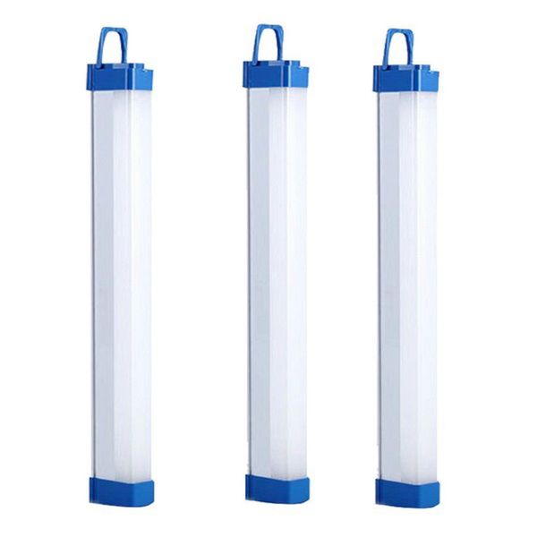 Pack of 3 Multifunction Rechargeable 24W LED Loadshedding Lighting