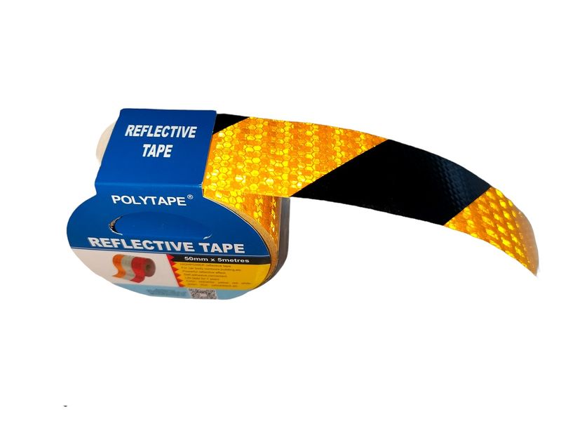 Nihao -Reflective Tape 5m Yellow and Black striped