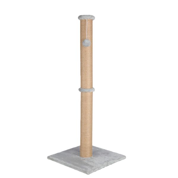 Natural Sisal Cat Rope Scratcher - 94cm - Grey