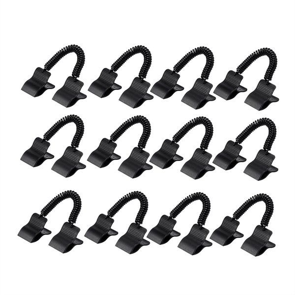 12 Pcs Swimming Pool Cover Clips for Above Ground Pools Solar Cover